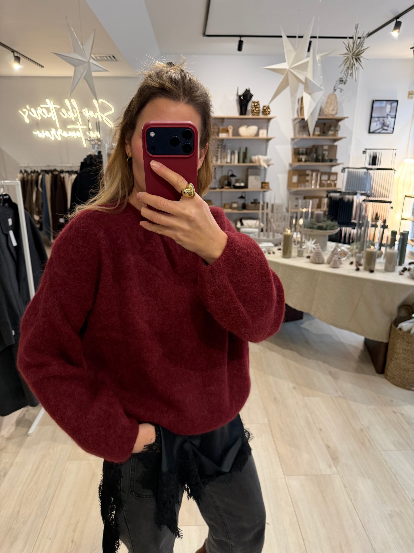 Pullover Filo Bordeaux