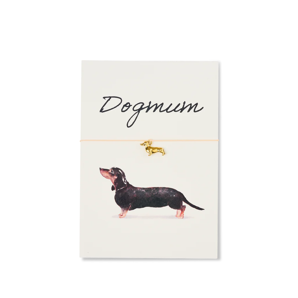 Armband- Karte, Dogmum Dackel, by Vivi