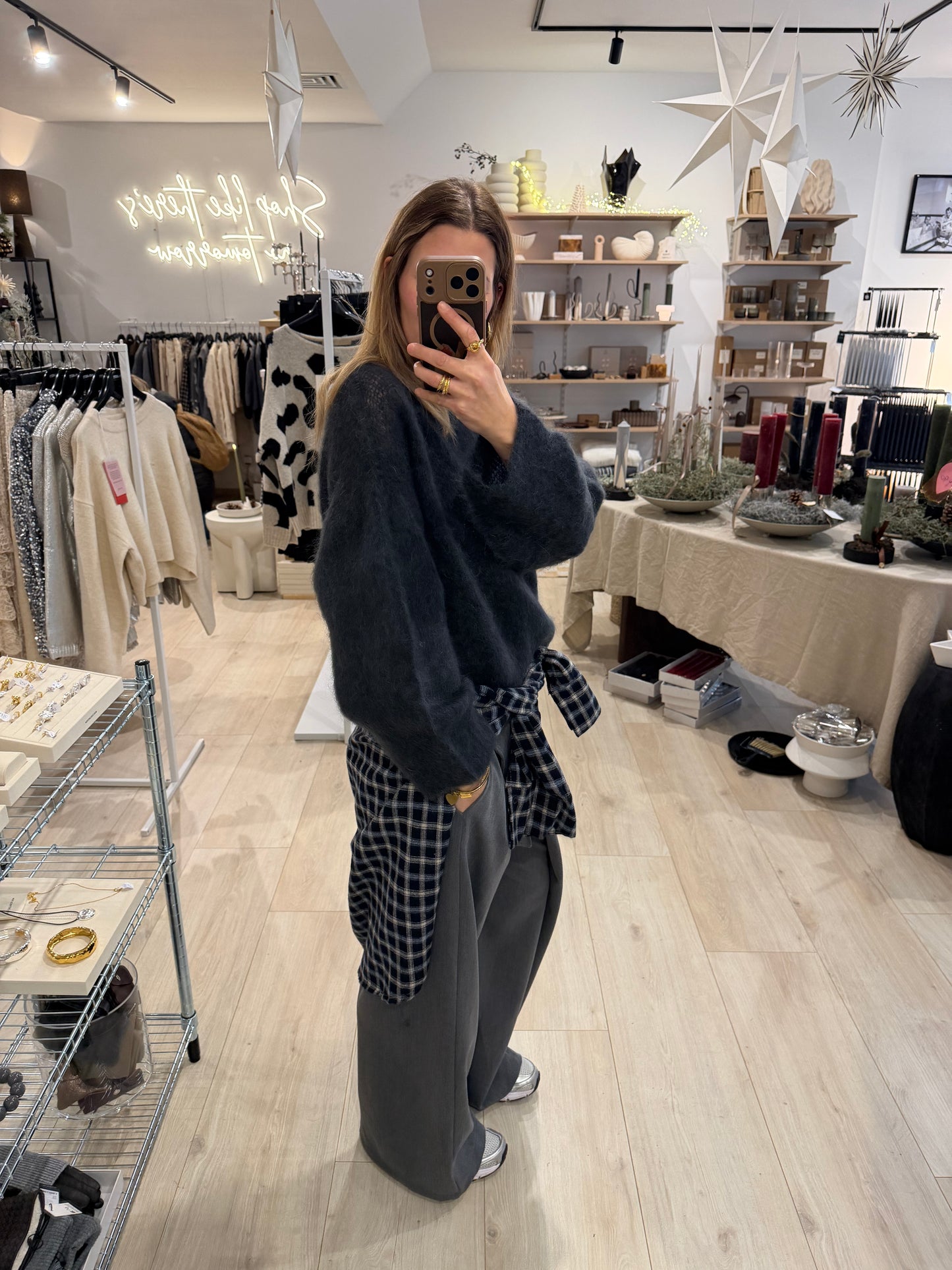 Holzfällerhemd blau