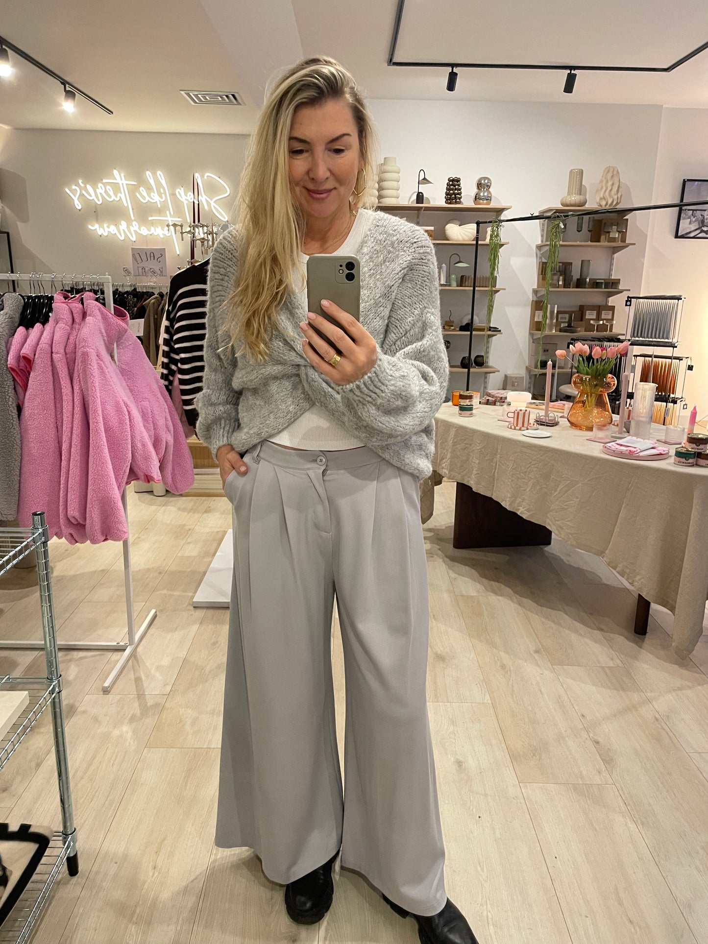 Hose Marlene grau