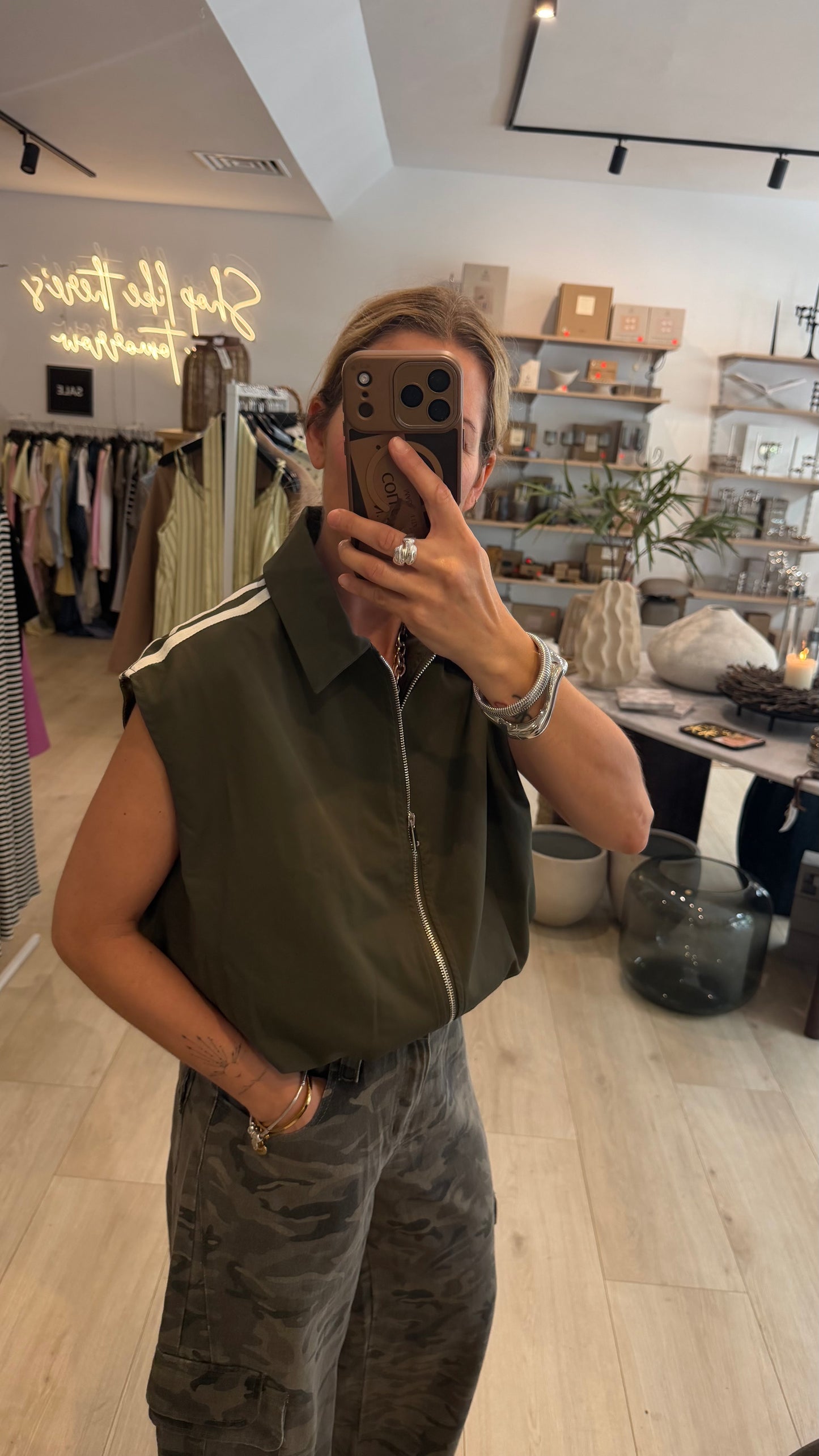 Weste Khaki