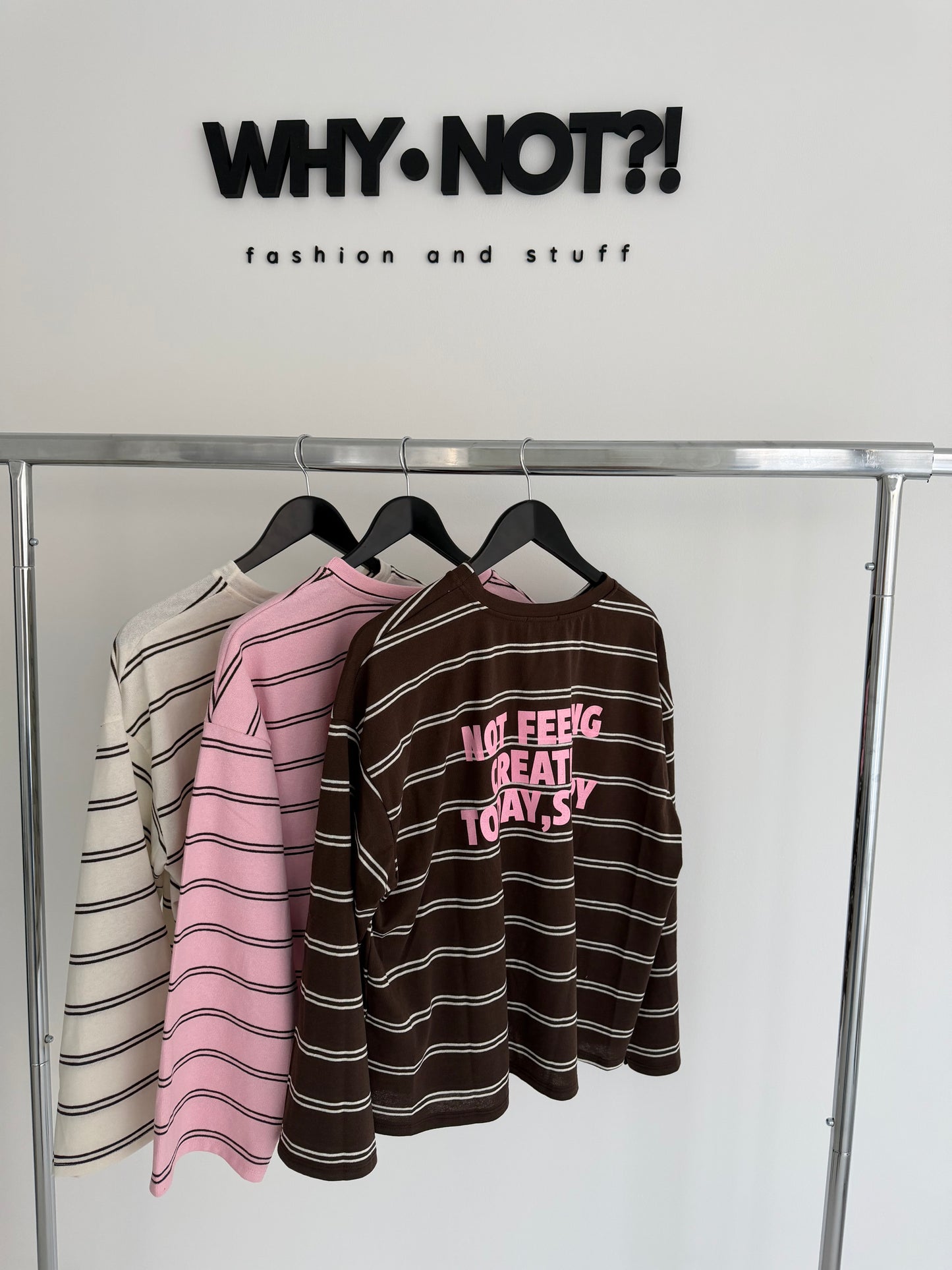 Longsleeve „not feeling creative“ Braun