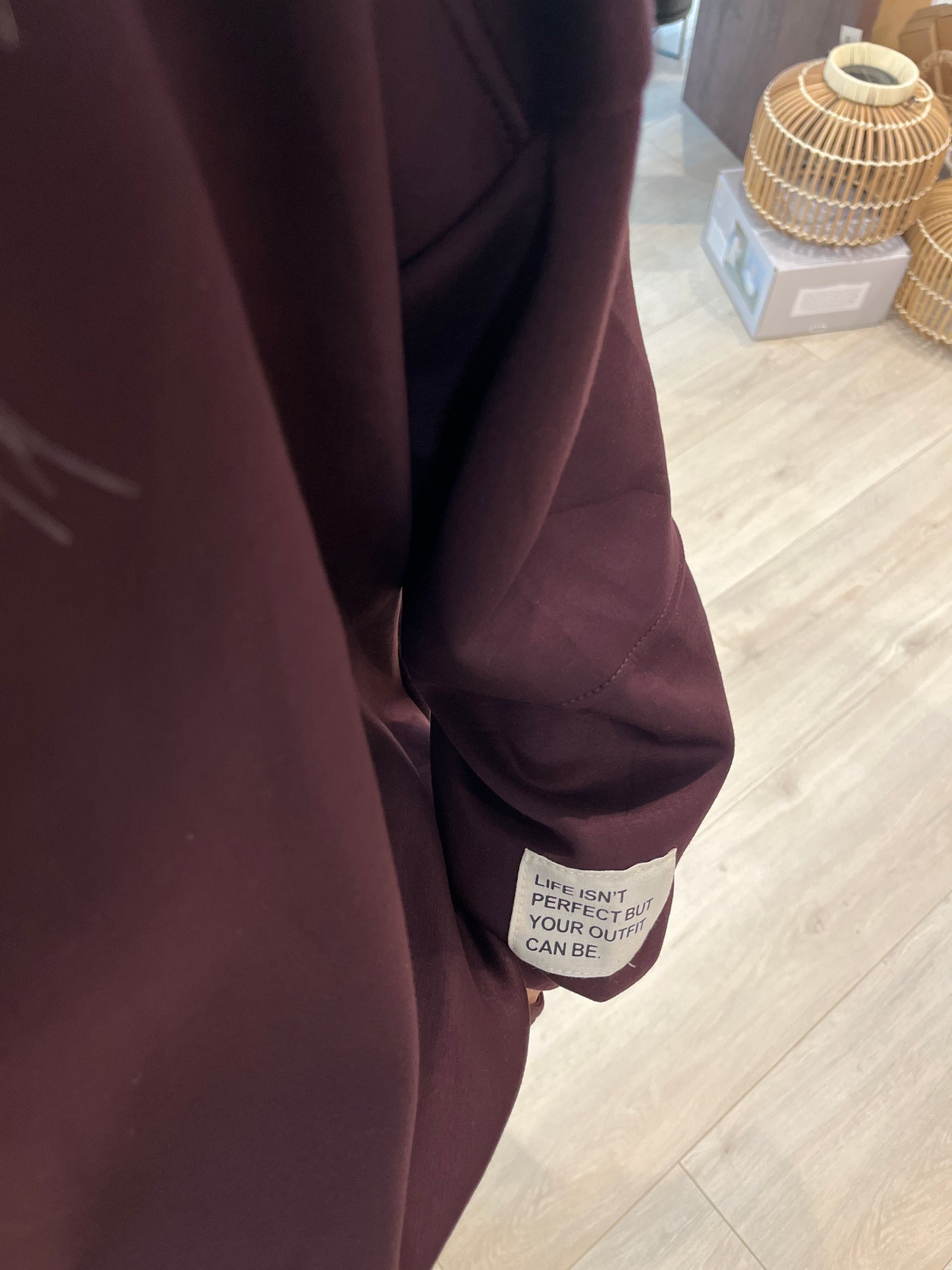 Jogginganzug Burgunder