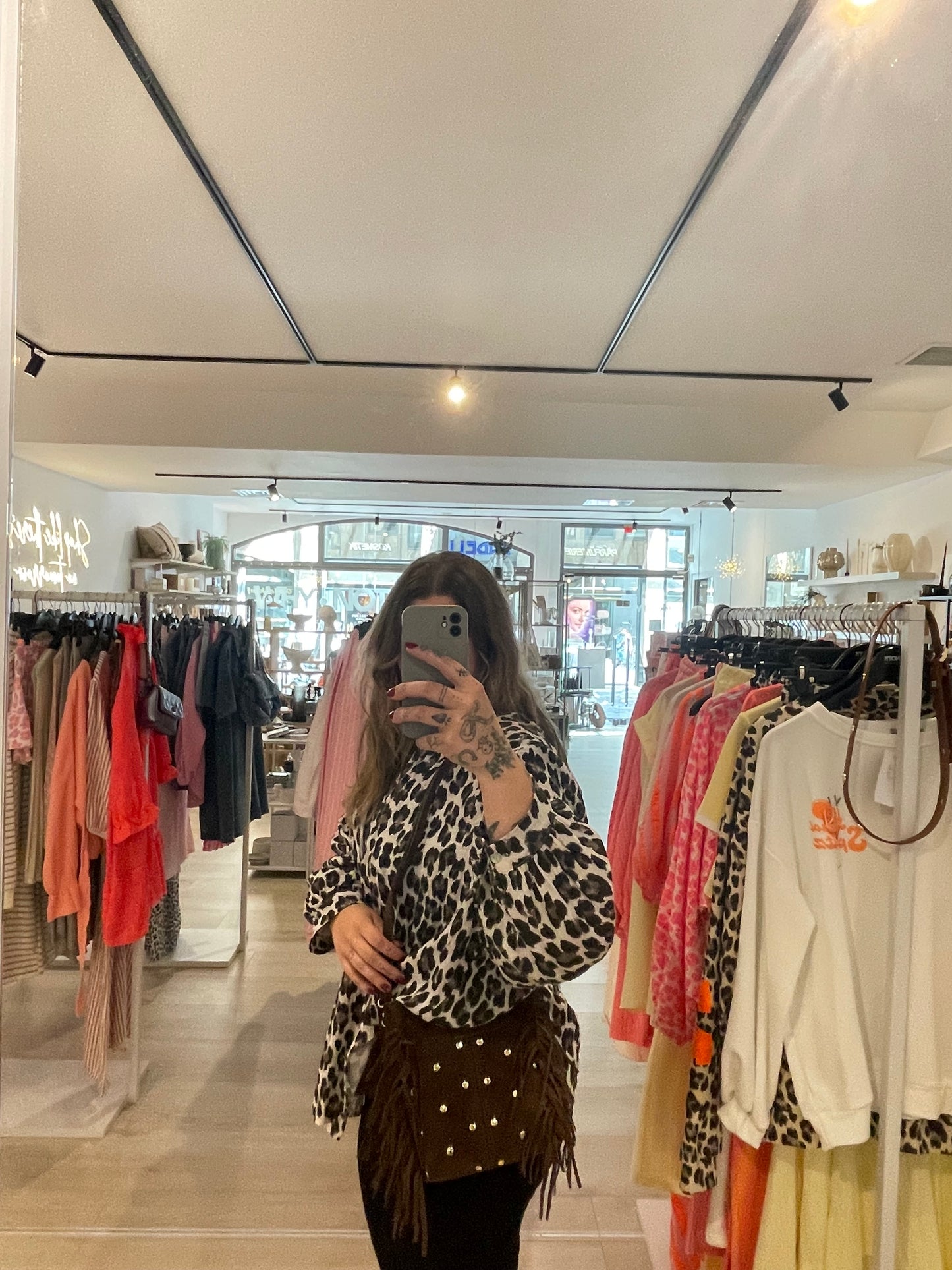 Fransentasche Boho braun