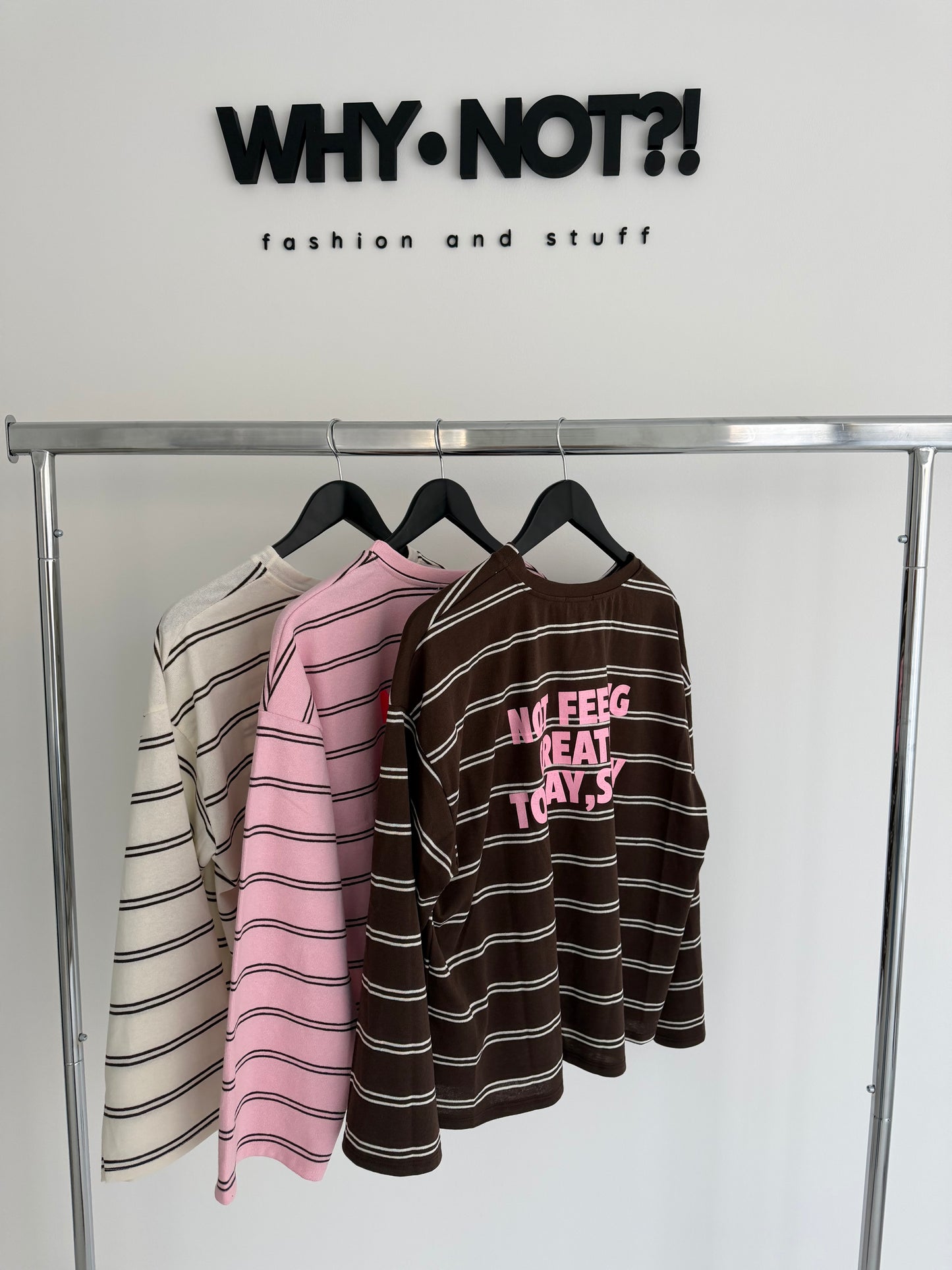 Longsleeve „not feeling creative“ ecru