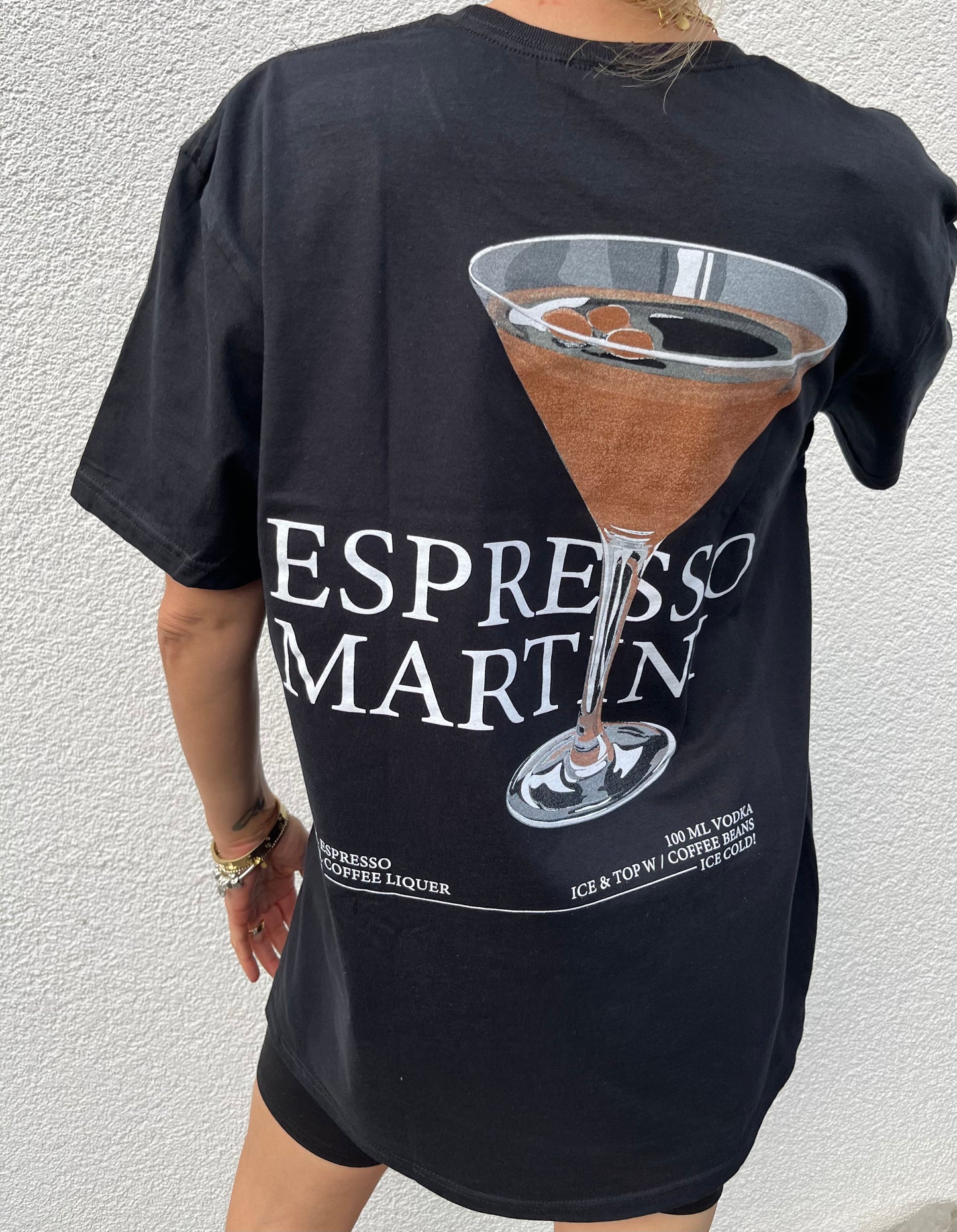 T-Shirt Espresso Martini schwarz