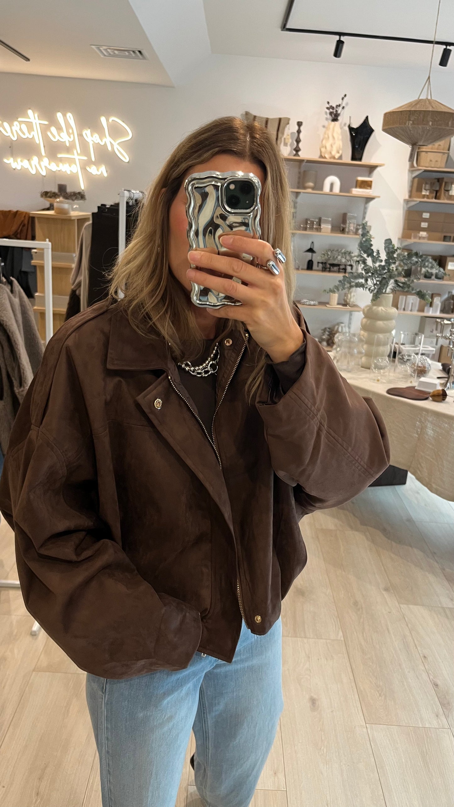 Jacke Lumi braun