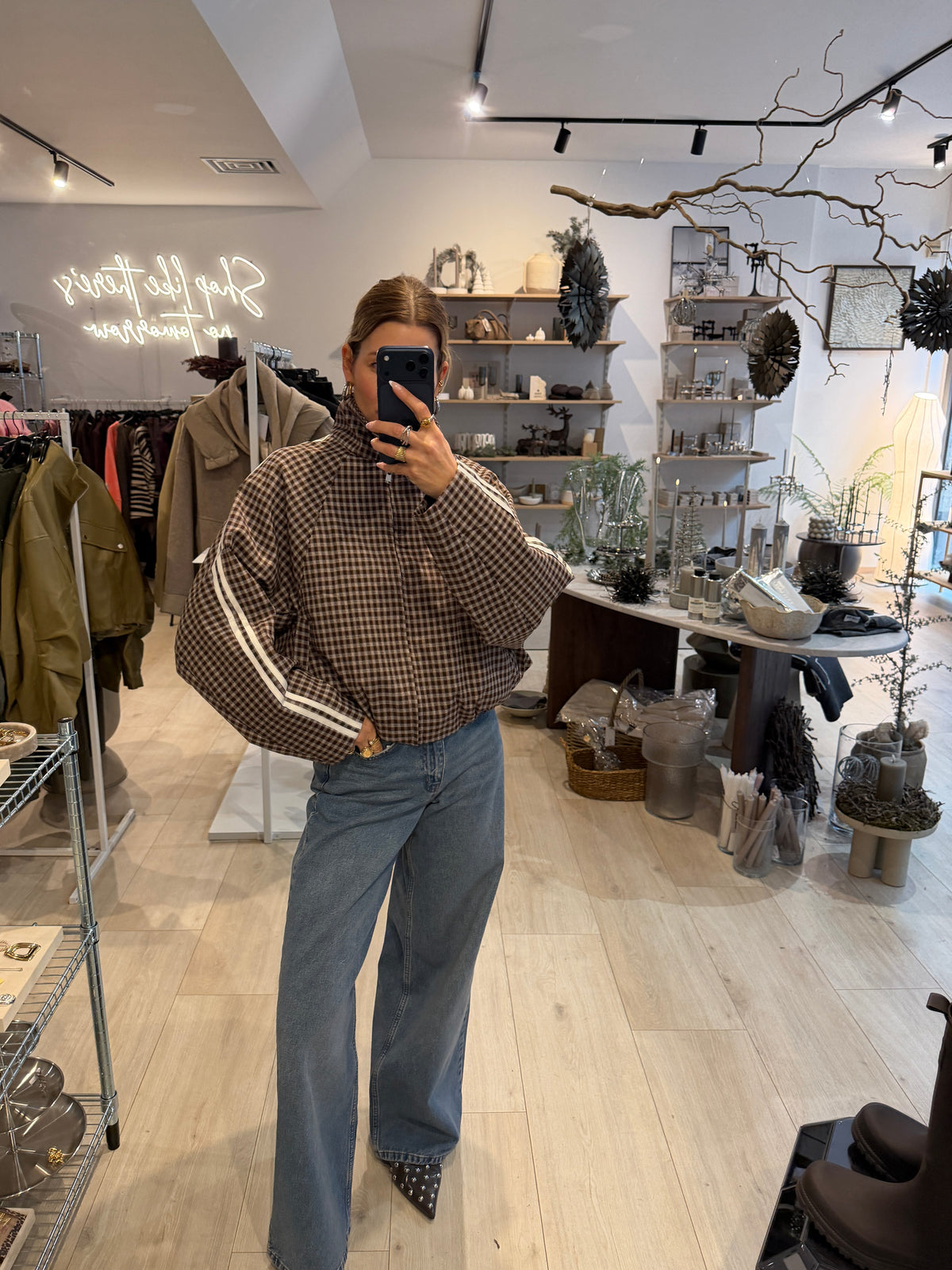 Brooklyn check jacket