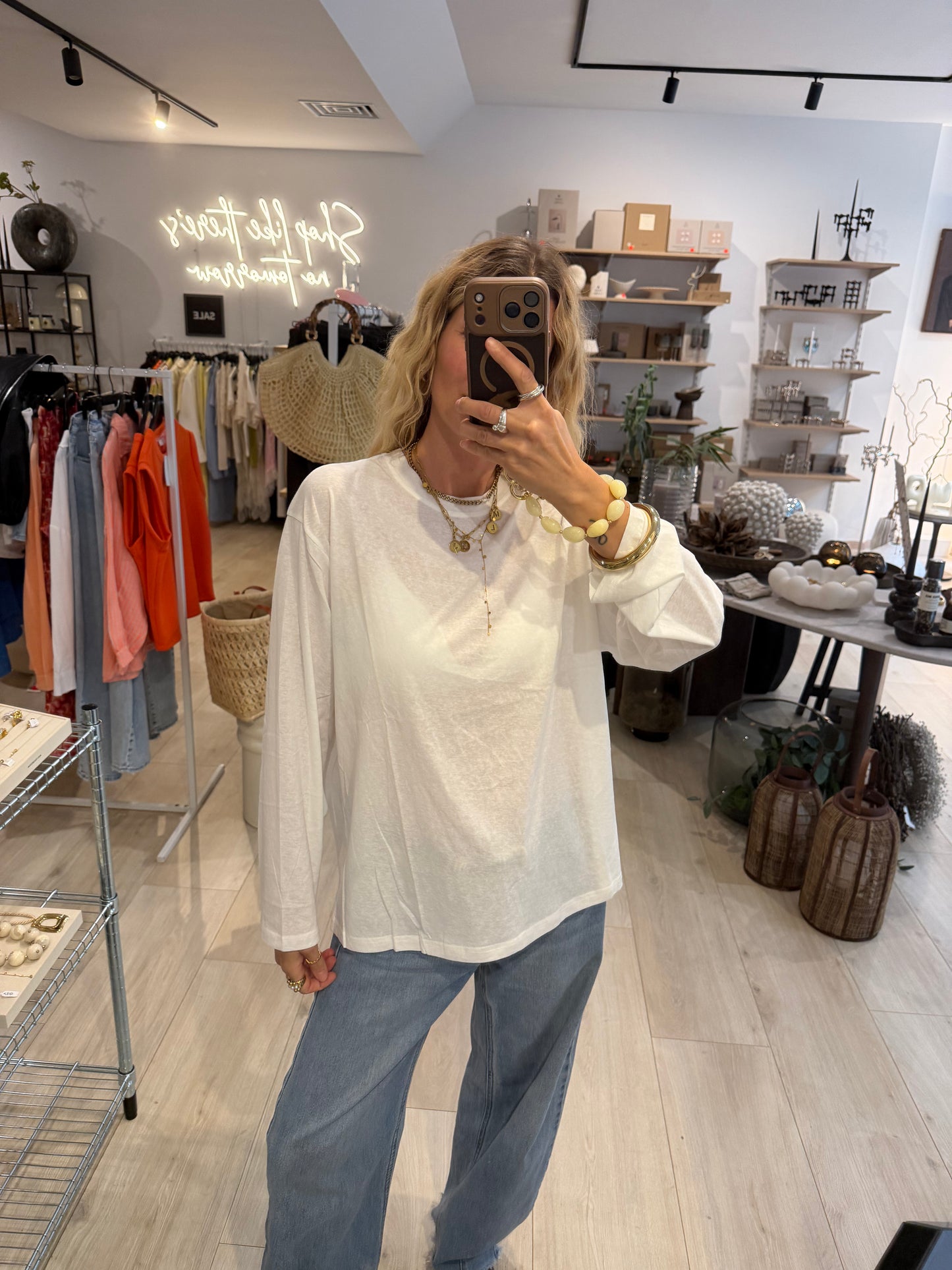 Longsleeve weiß