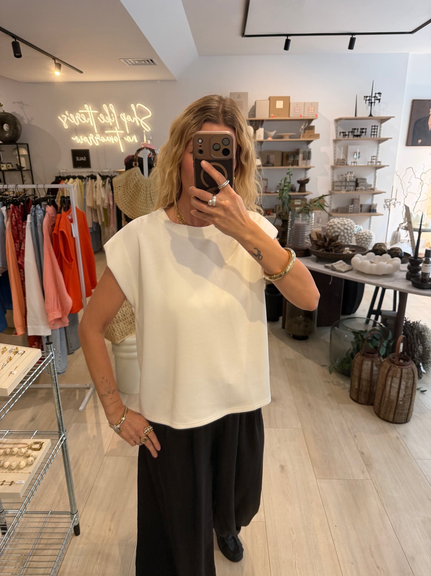 Buttershirt weiß