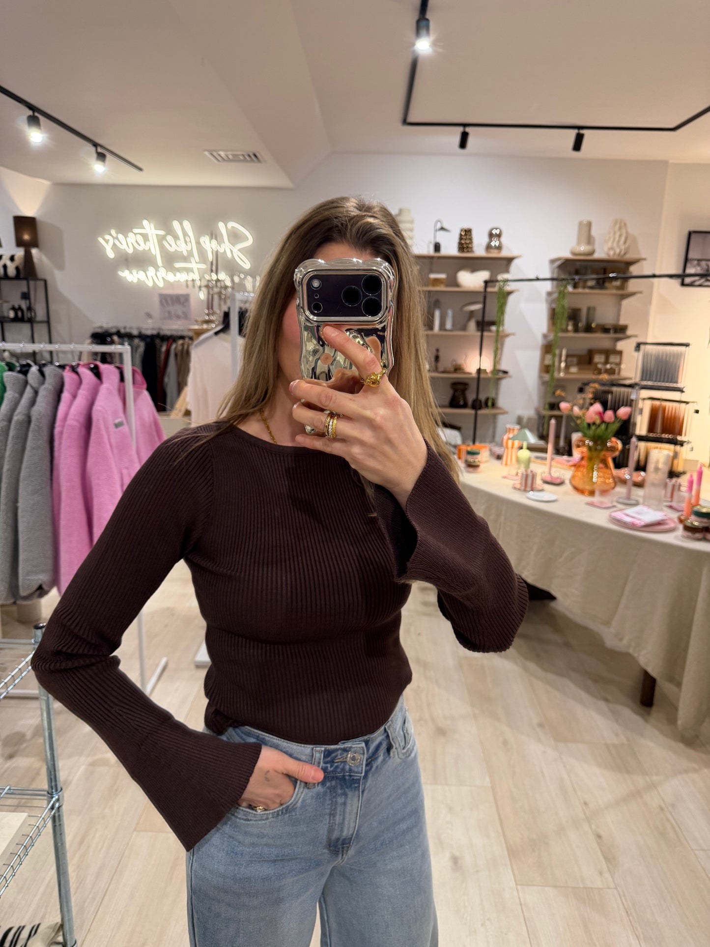 Shirt Corali braun
