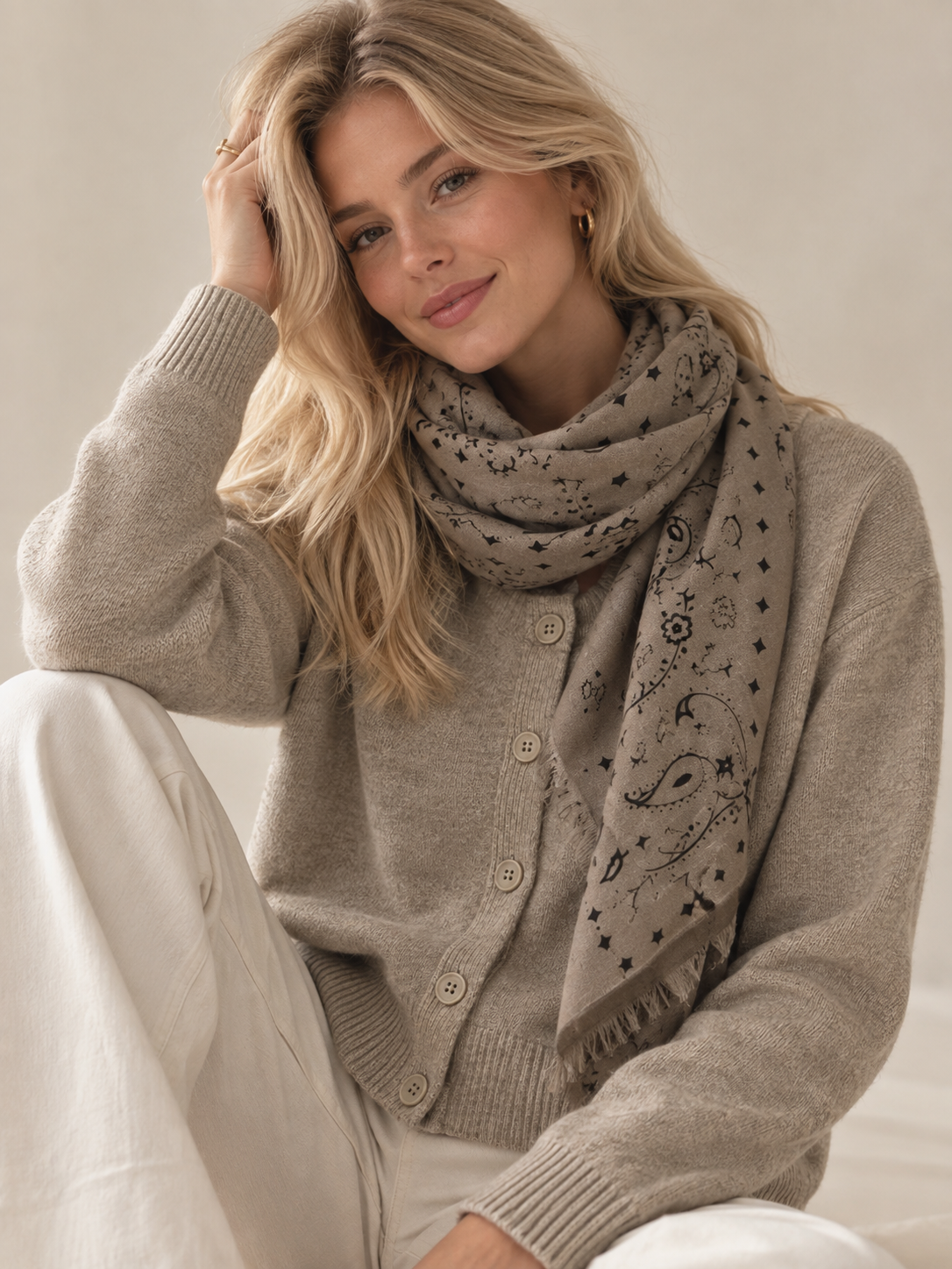 Tuch Emma taupe