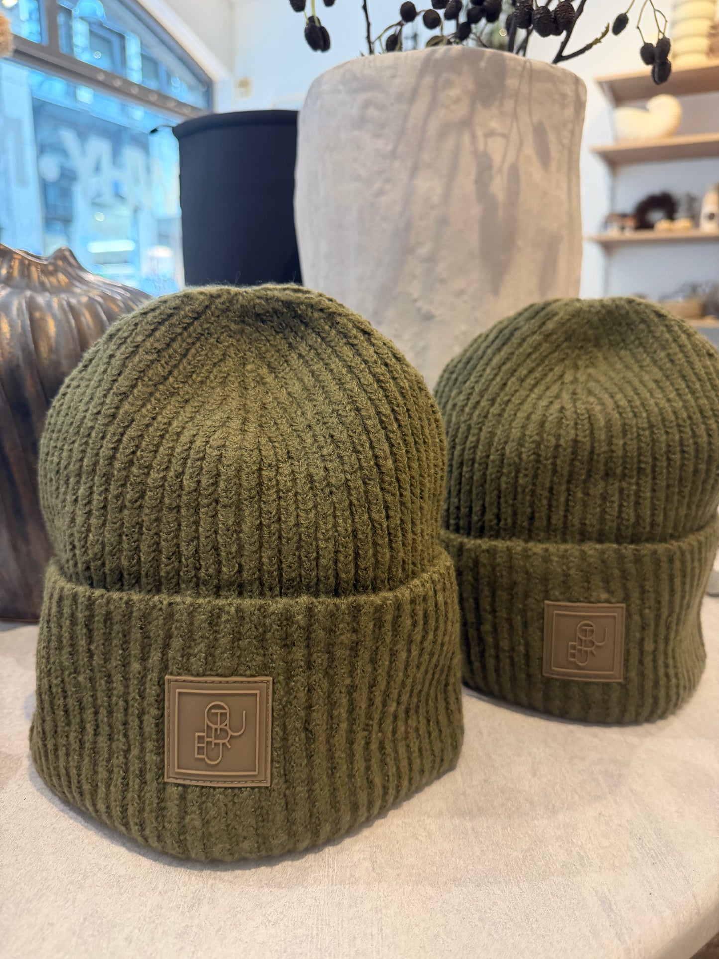 Beanie Erva olive