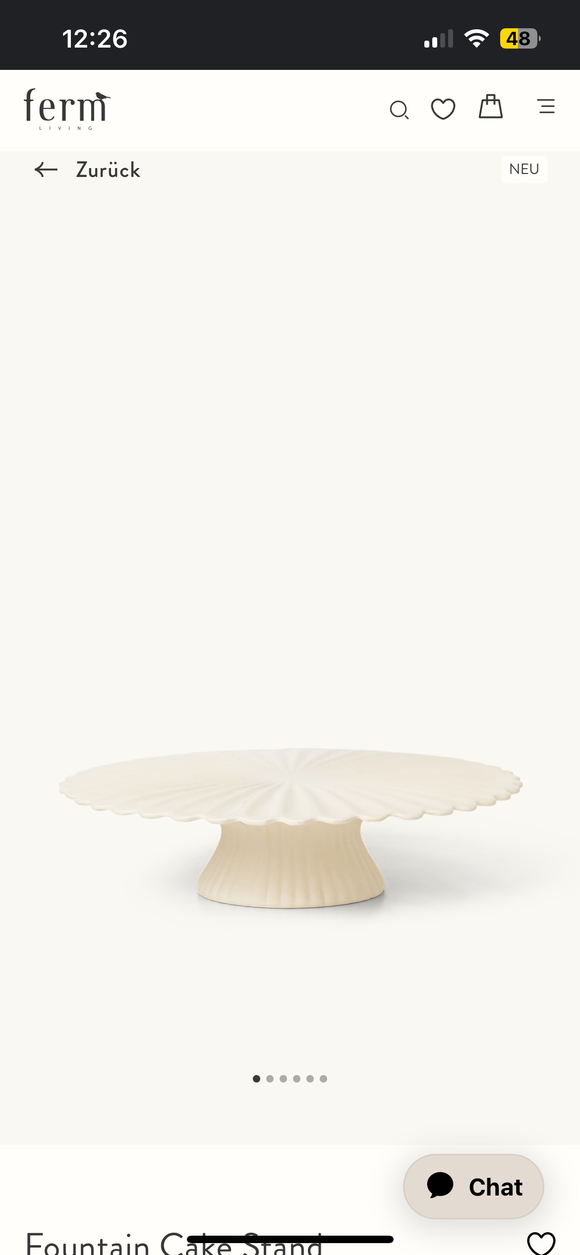 Fountain Cake Stand