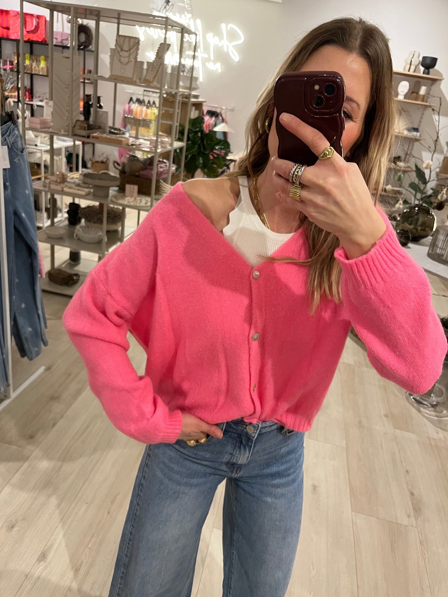 Cardigan Malu pink