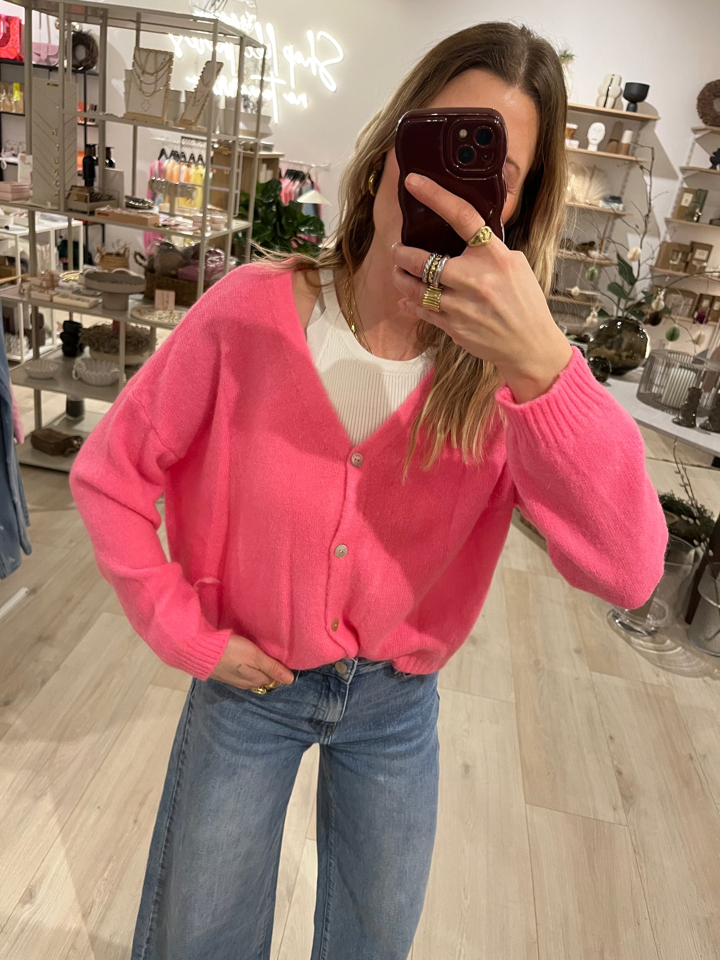Cardigan Malu pink