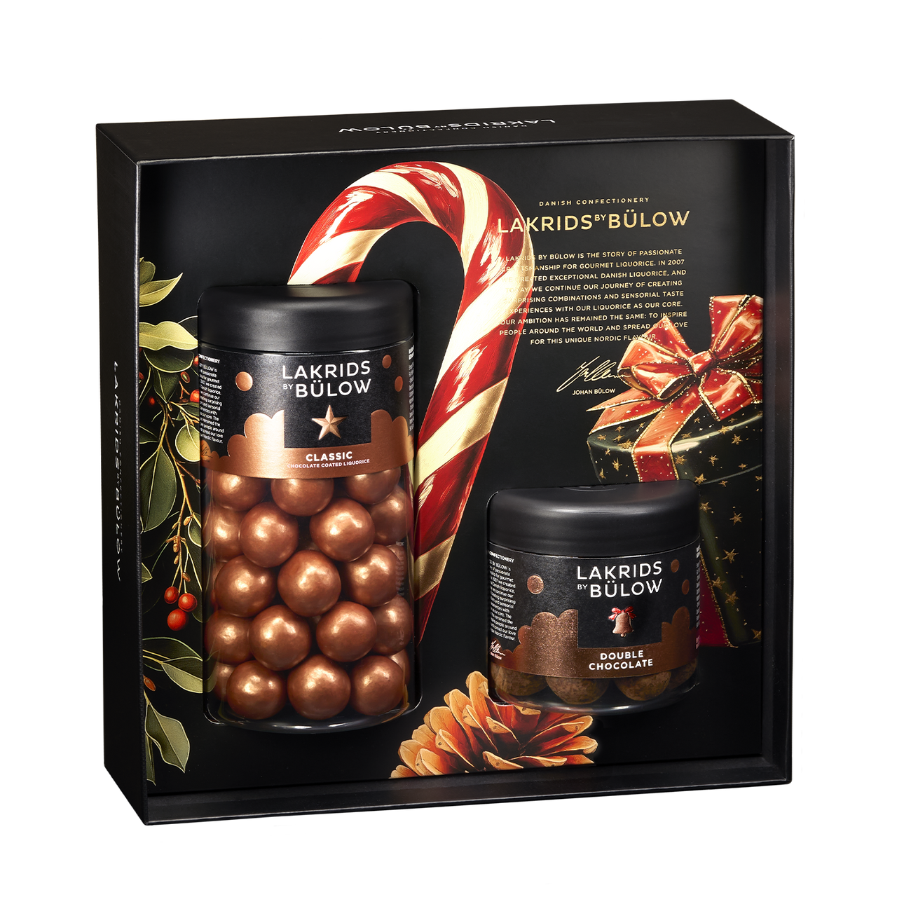 Lakrids by Bülow, Winter Box Classic Caramel- double Chocolate