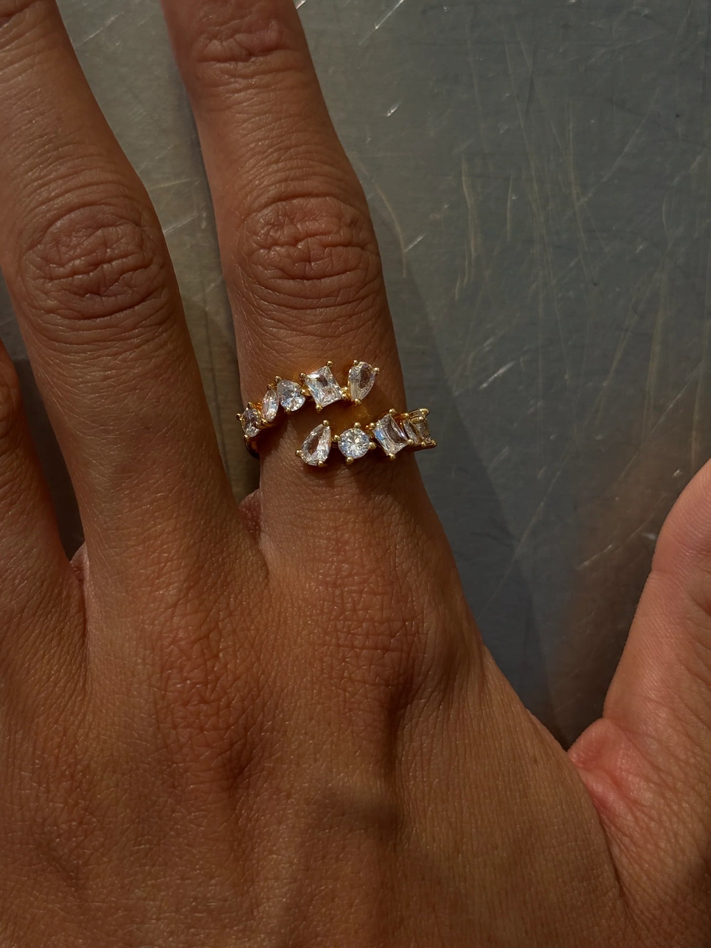 Ring Lithe,gold, Muli Collection