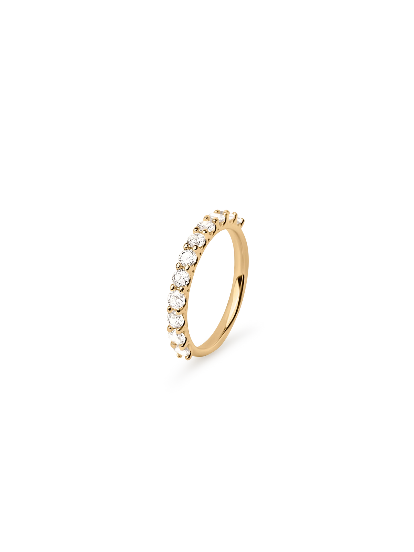 Amore Zirconia Ring, gold, Muli Collection