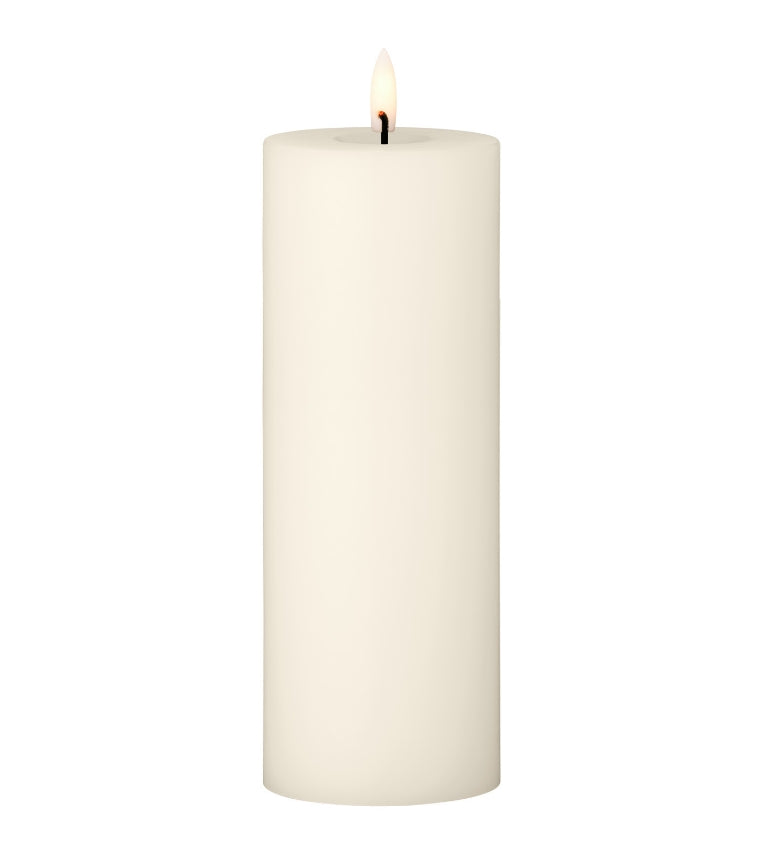 LED Blockkerze 20cm silky #10, ester & erik