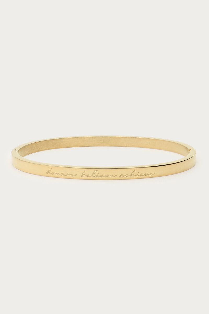 Bold Armreif "Dream Believe Achieve" my Jewellery