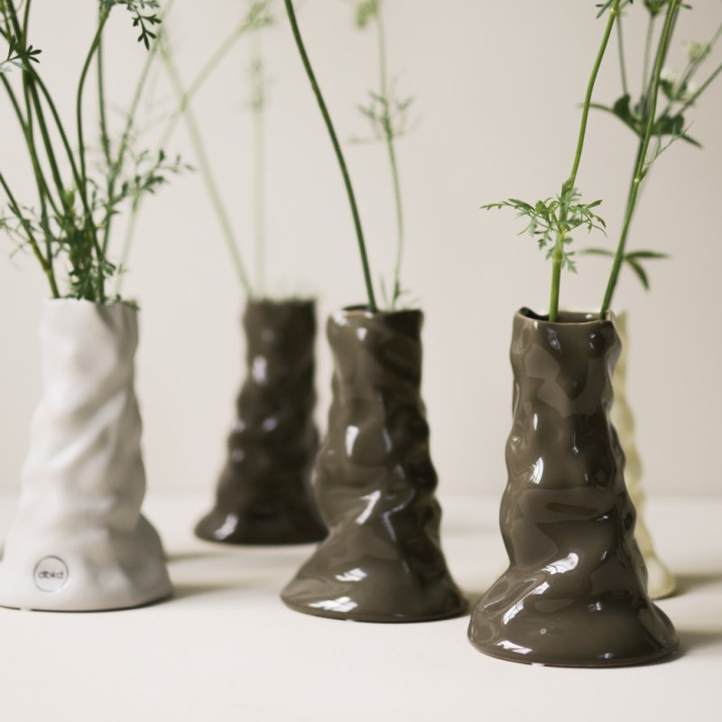 Blumen Vase shiney dust, dbkd