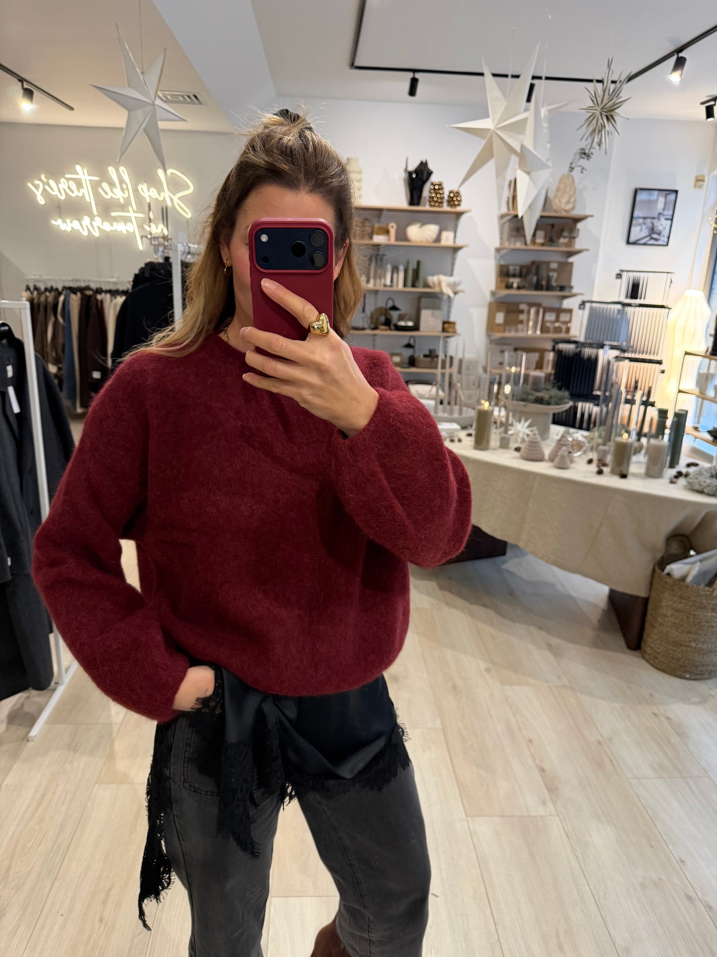 Pullover Filo Bordeaux