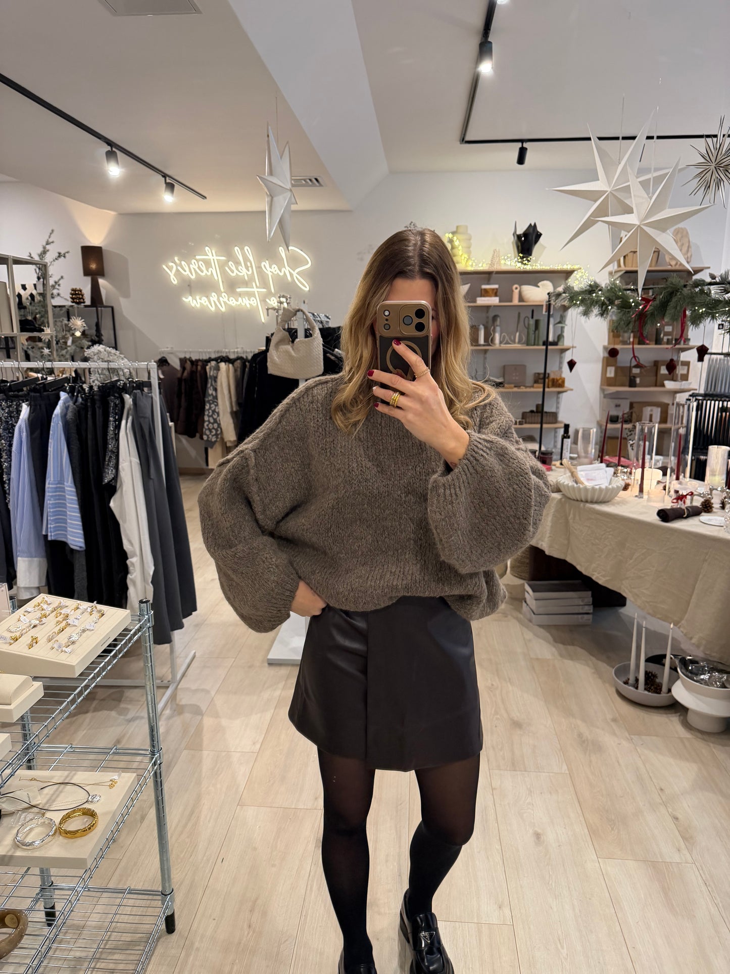 Pullover Flor Schlamm