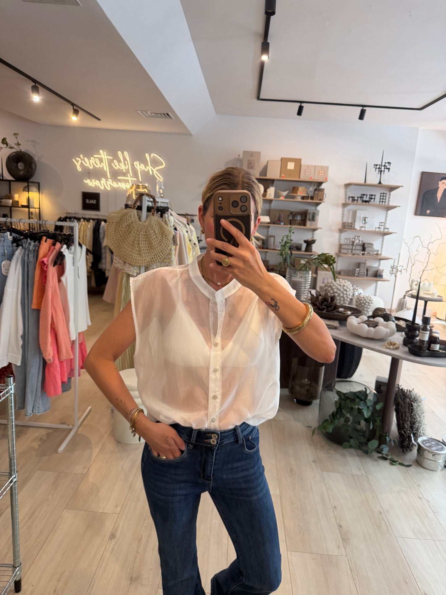 Bluse Drissy weiß