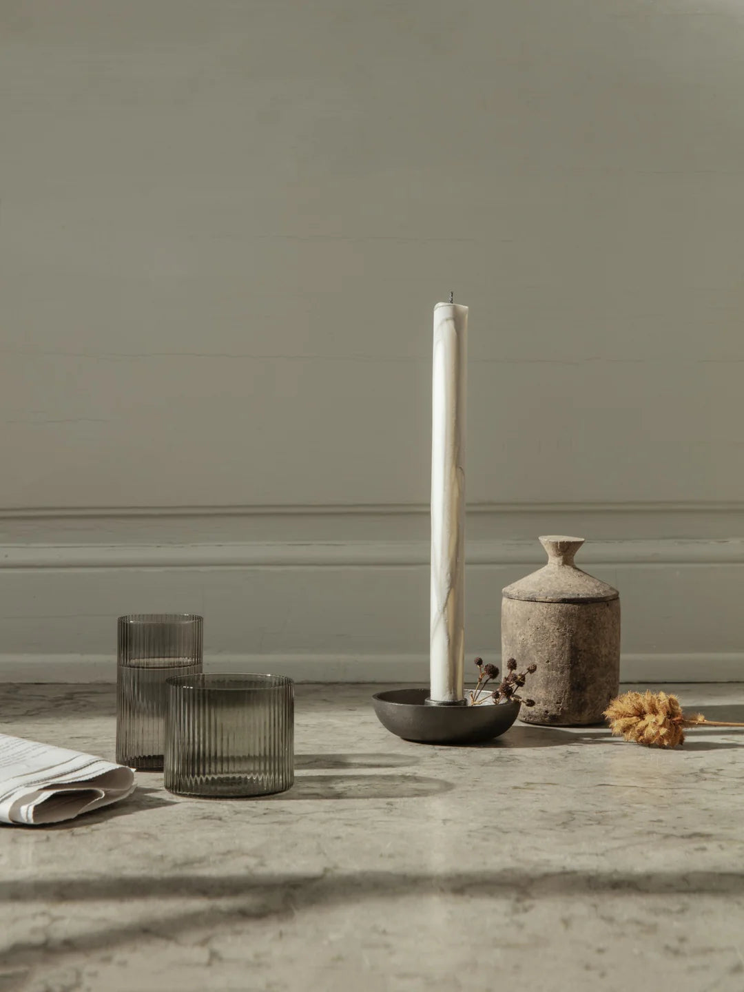 Ripple Gläser 4er Set Low - Smoked Grey
