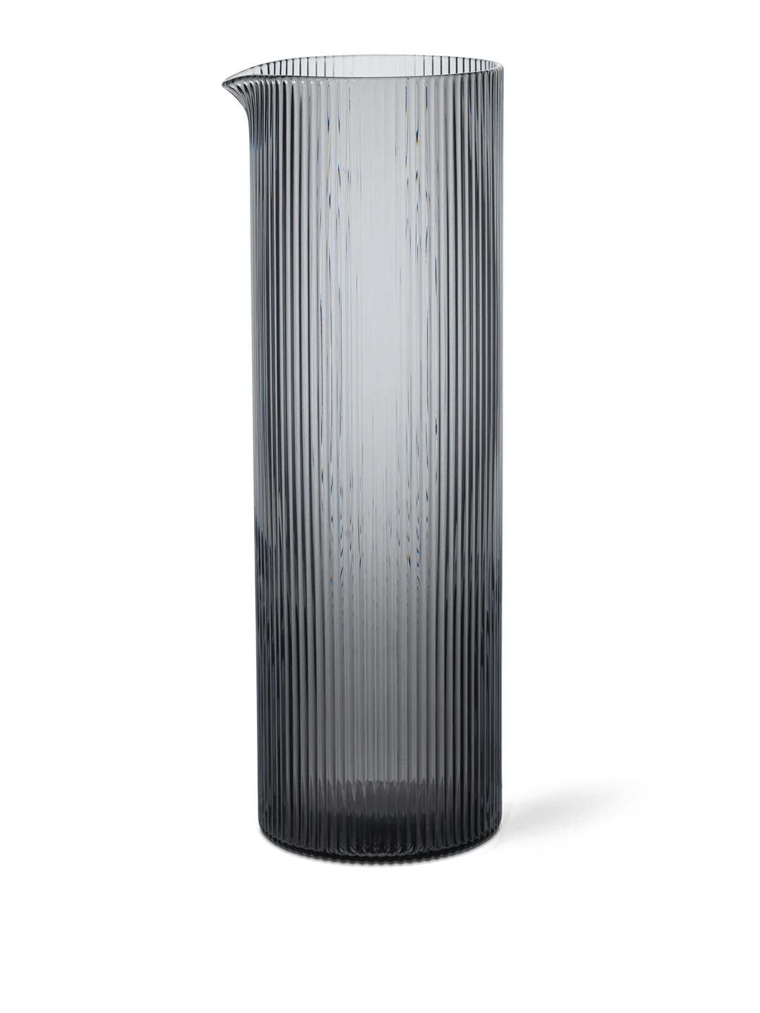Ripple Wasserkrug groß - smoked grey