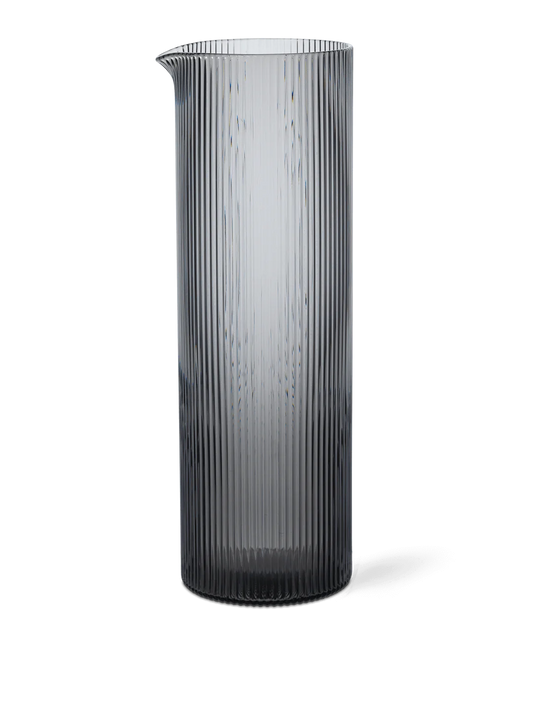 Ripple Wasserkrug groß - smoked grey