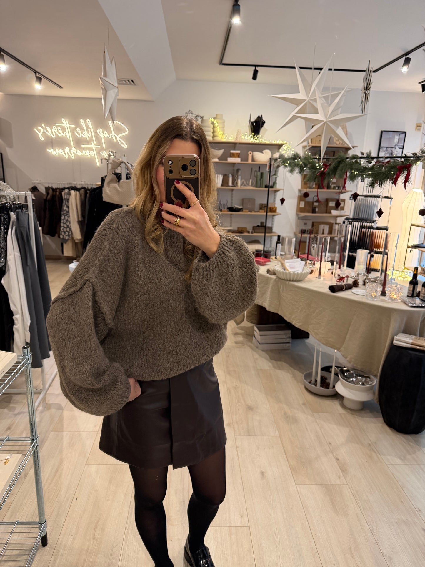 Pullover Flor Schlamm