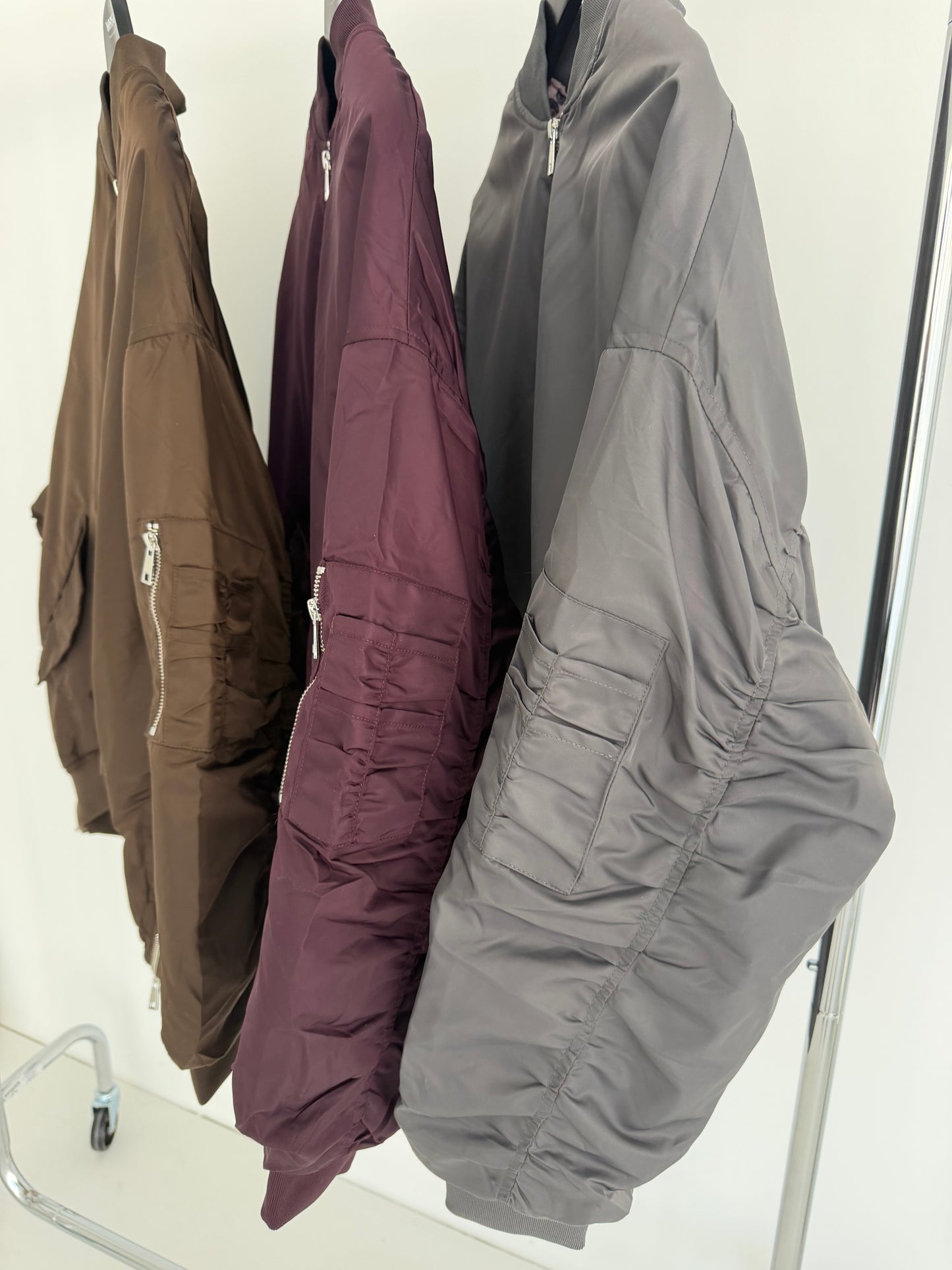 Bomberjacke Bordeaux