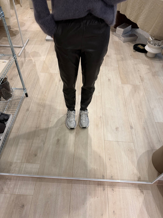 Jogpants Kundtleder grau