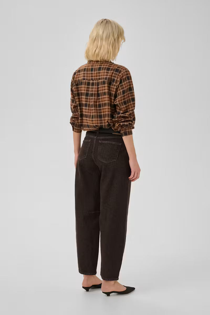 Barrel Jeans Lance dark brown