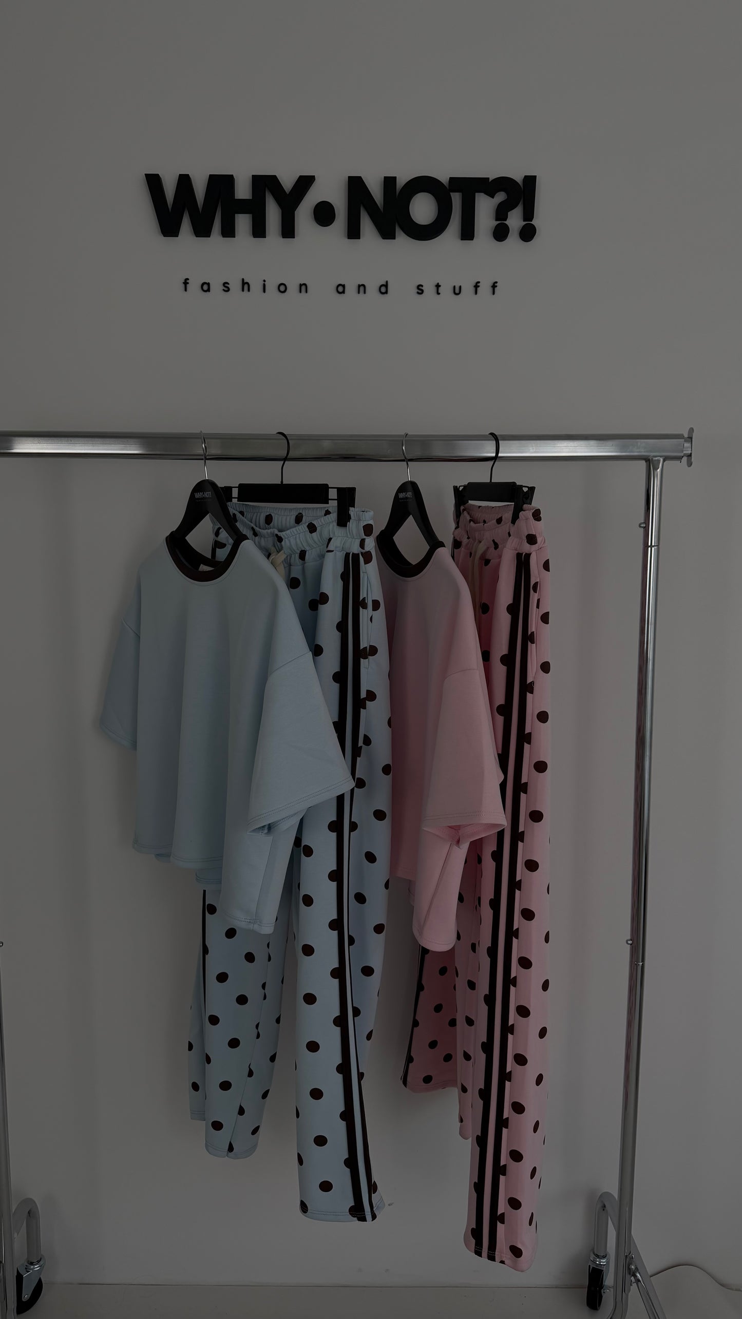 Hose Dots blau