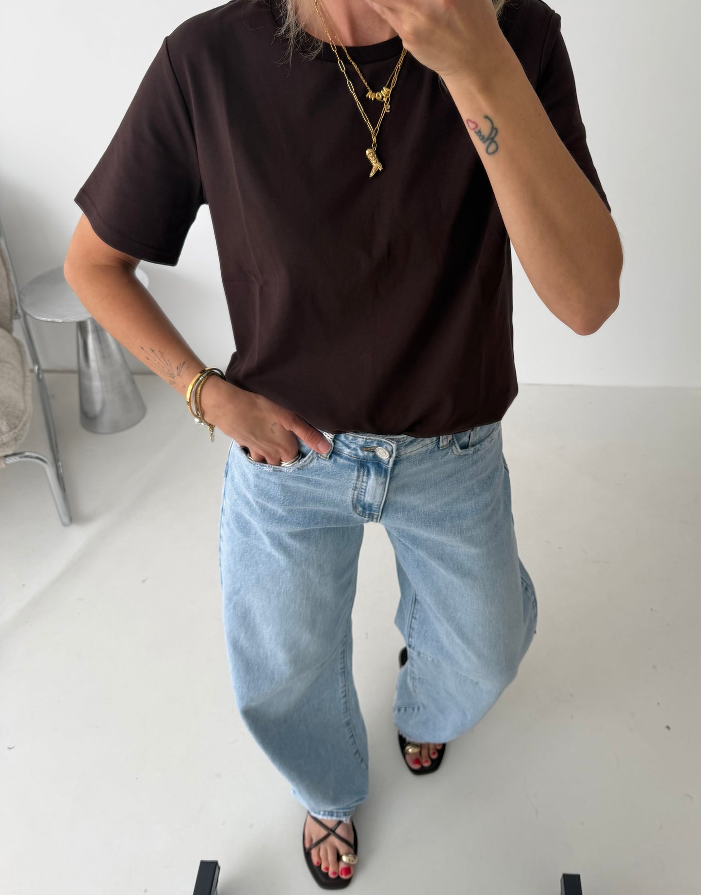 Basic Shirt braun
