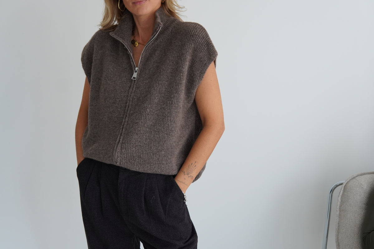 Zipper Cardigan Stef