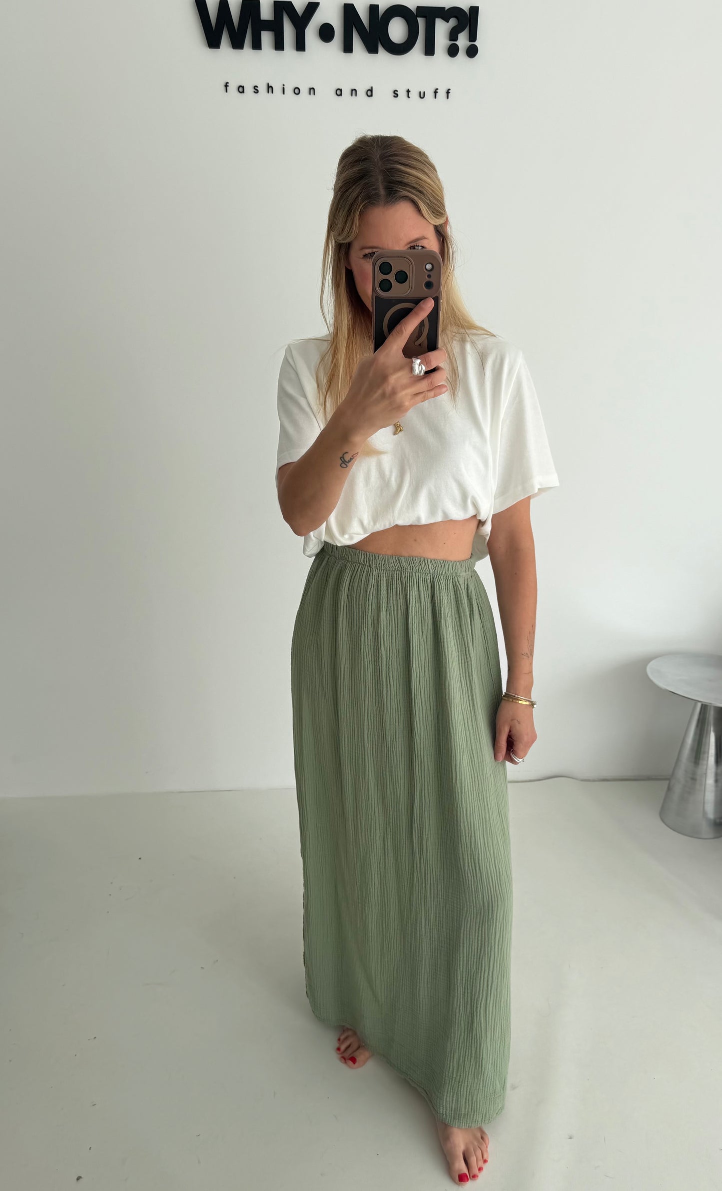 Maxi Musselinrock Salbei