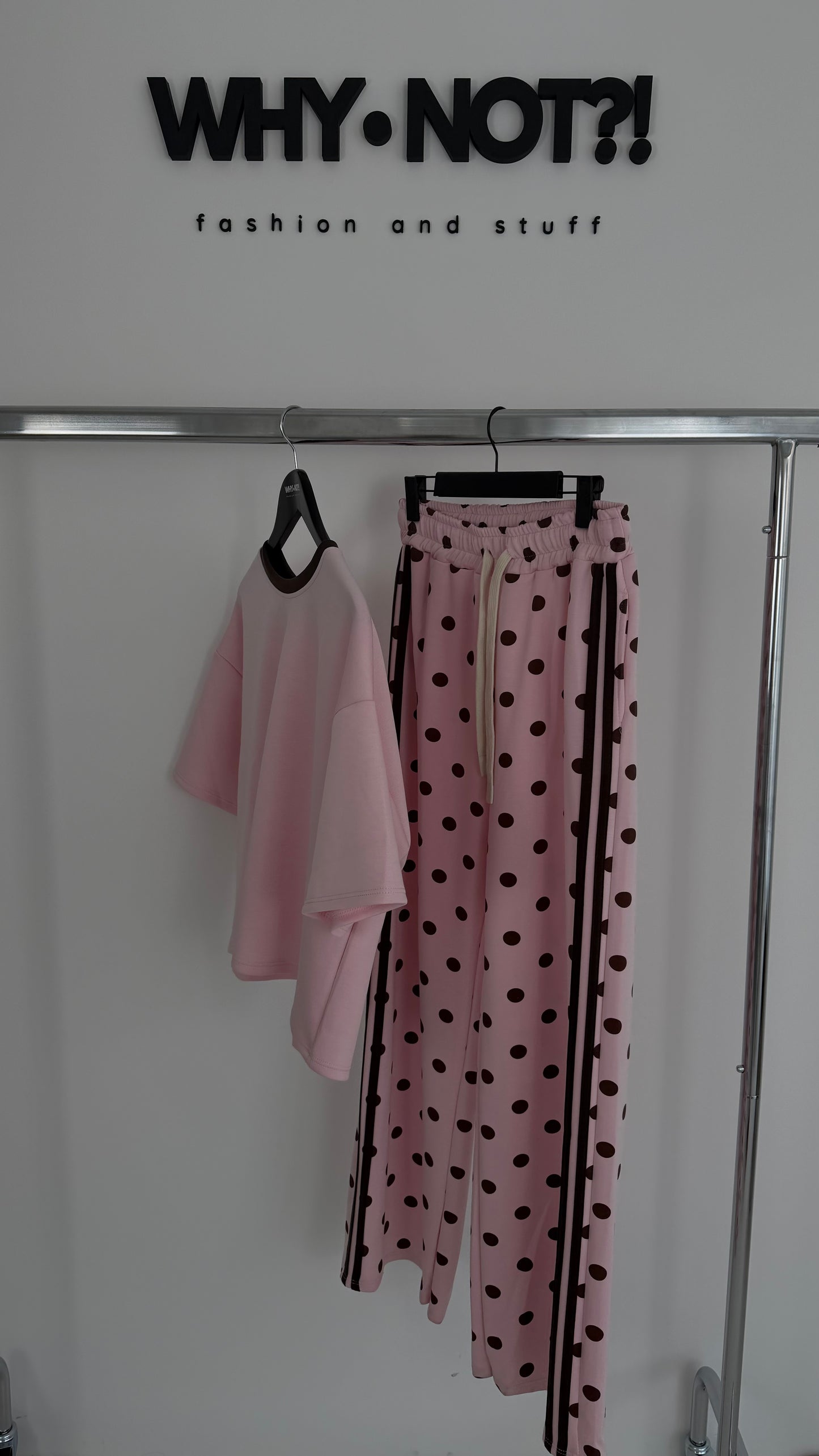 Hose Dots Rosa