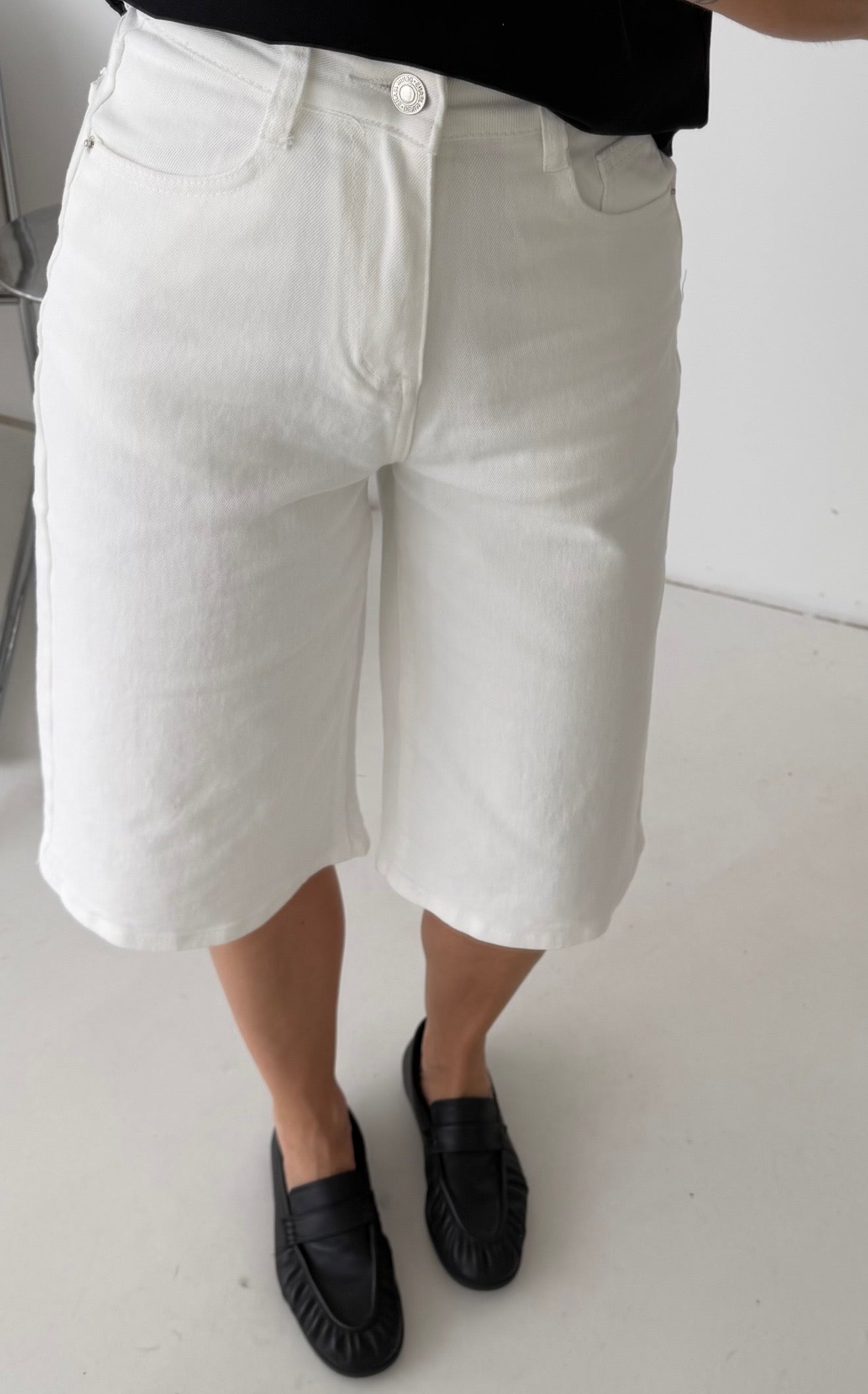 Denim Bermuda Weiss