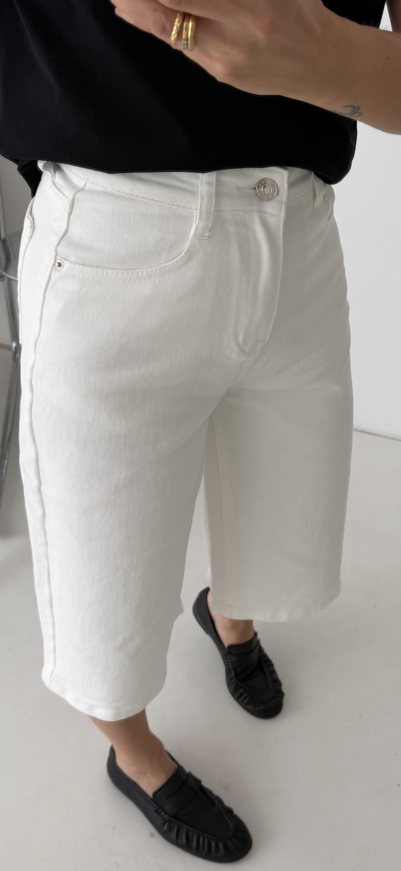 Denim Bermuda Weiss
