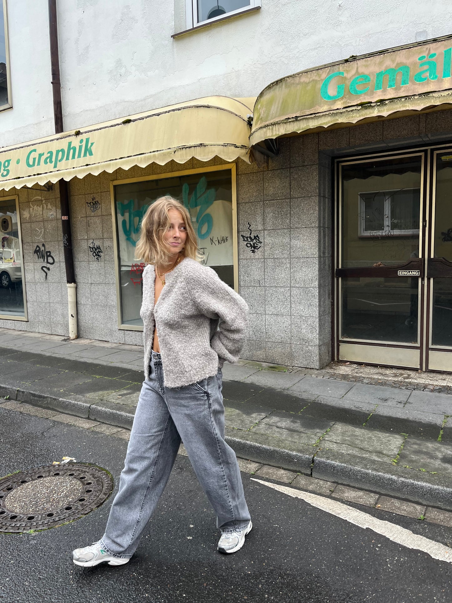 Cardigan meliert