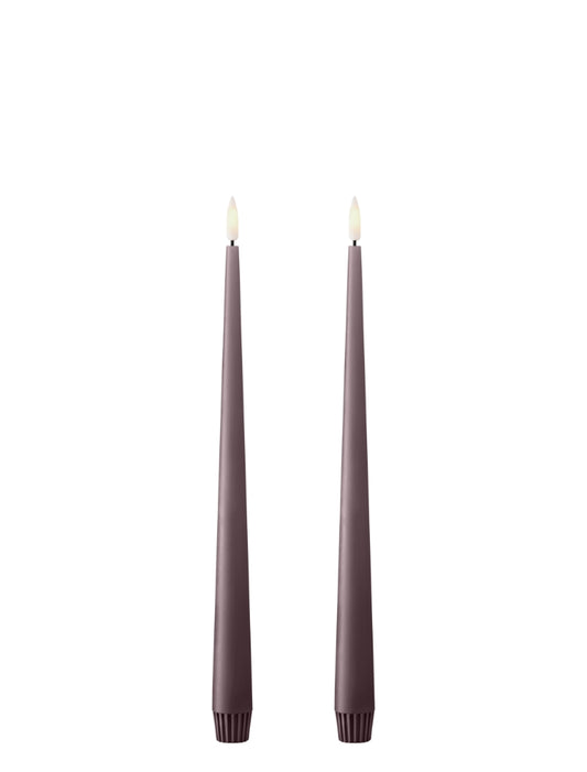 LED Stabkerzen ester & erik, 2er Set, 30cm, Winter Rose#84