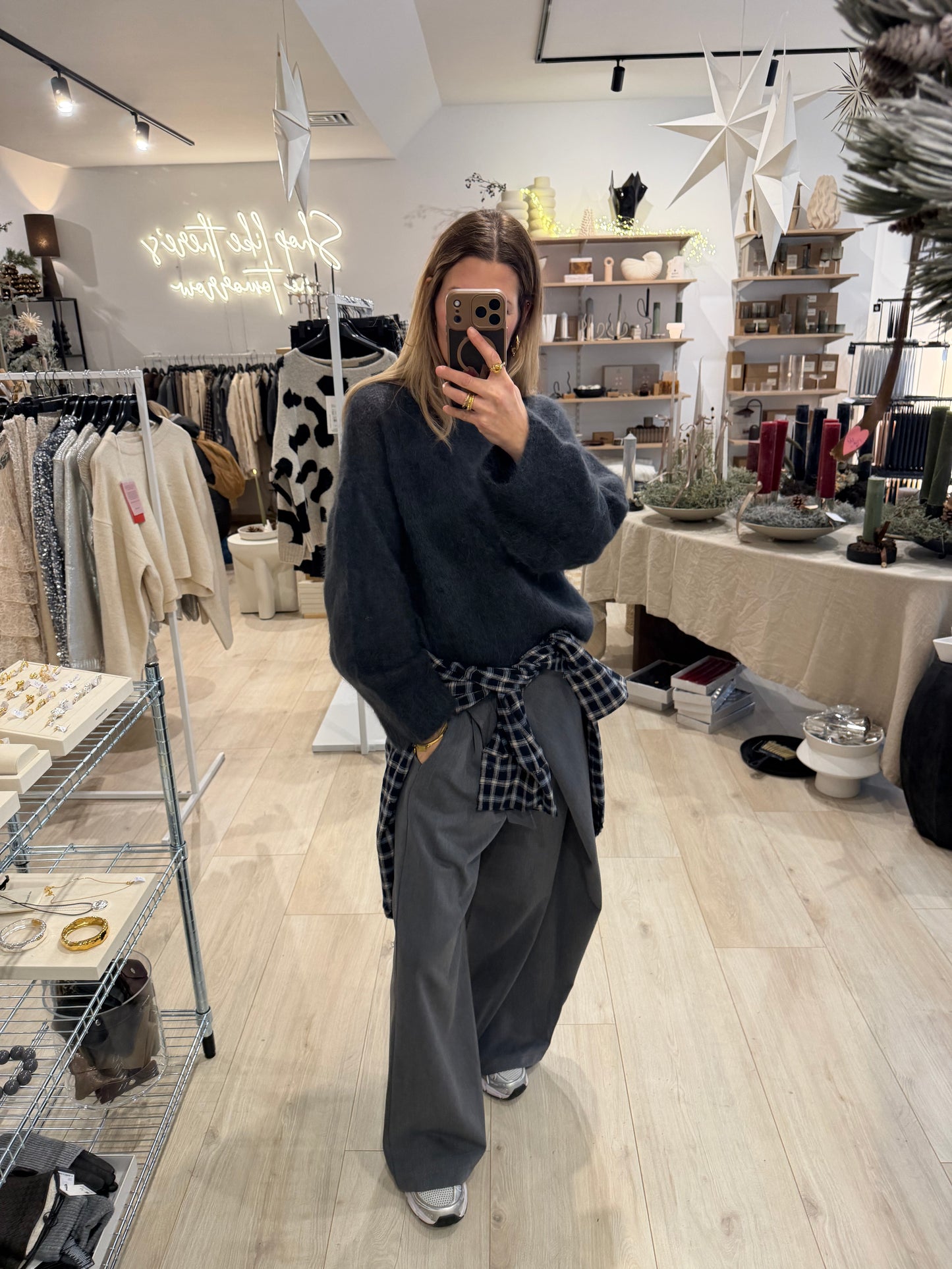 Holzfällerhemd blau