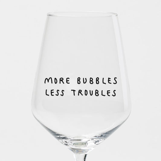 Weinglas More Bubbles