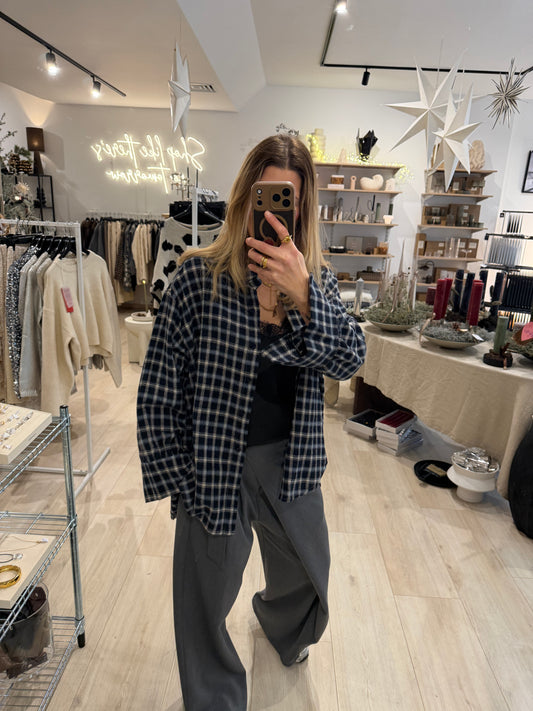 Holzfällerhemd blau