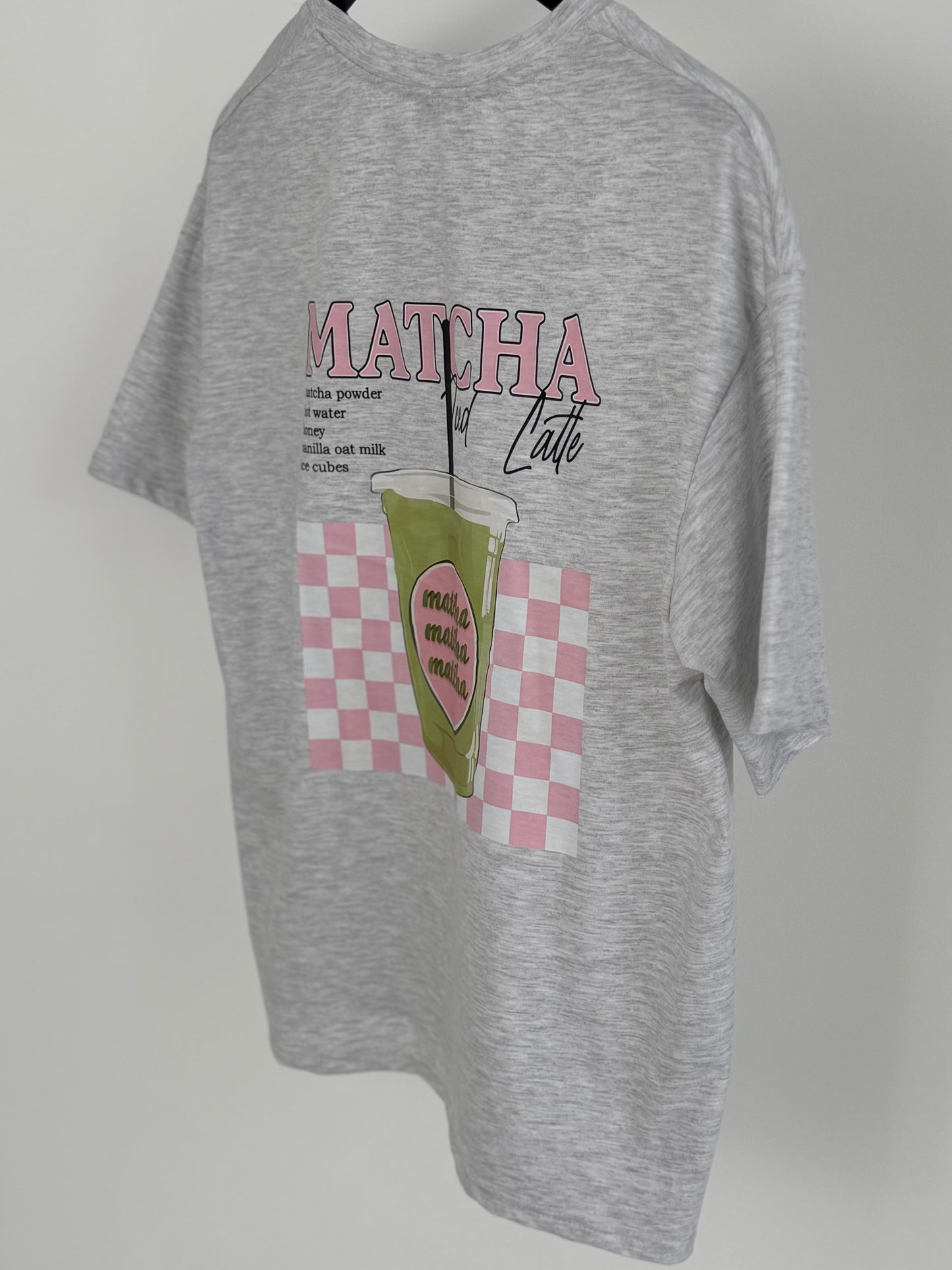 T-Shirt Matcha Maus grau
