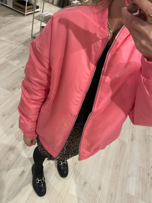 Leo Bomberjacke pink Oversized